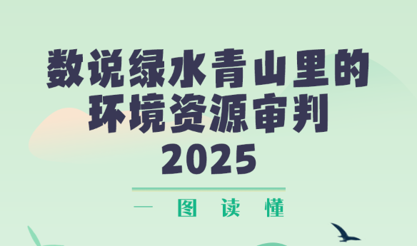 一图读懂｜数说绿水青山里的环境资源审判2025