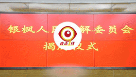 [直击一线]银枫人民调解委员会揭牌 21名退休法官已就位