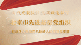 北京市“两优一先”政法风采 | 北京市延庆区人民法院八达岭人民法庭党支部：青航万里 以司法之力守护美丽家园