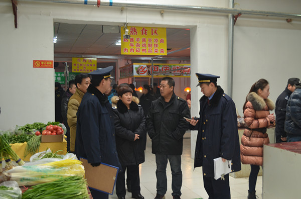 大兴区林校路街道开展规范市场联合检查行动