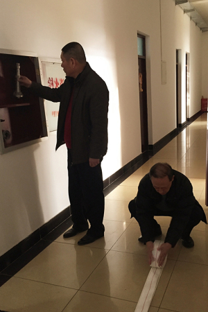 密云公路分局开展“两节”、“两会”前夕内部安全检查