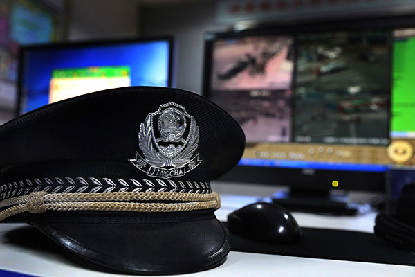 北京呼家楼派出所视频巡控平台。视觉中国 资料
