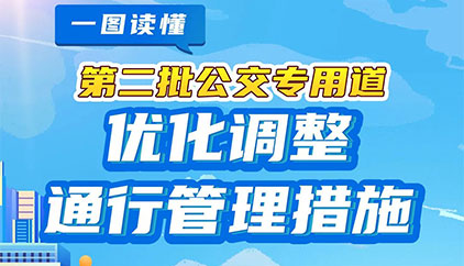 第二批优化调整公交专用道通行管理措施9月1日起实施